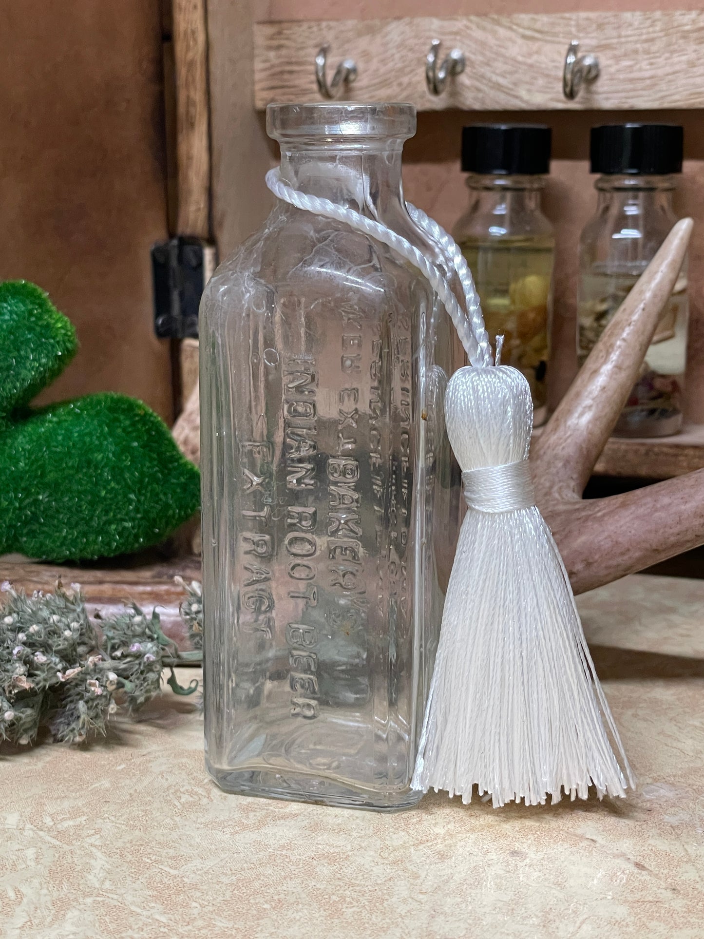Antique Baker's Indian Root Beer Extract Bottle – Stillroom Bottles Collection – Bottle No. 1