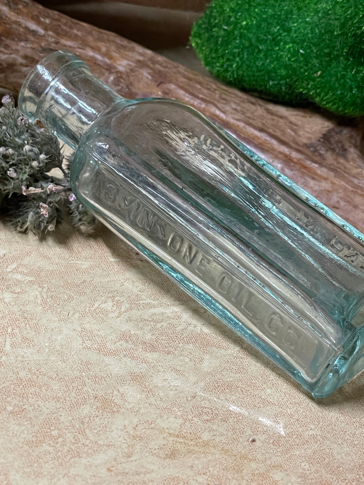 Antique Light Blue 3-in-One Oil Bottle – Stillroom Bottles Collection – Bottle No. 9