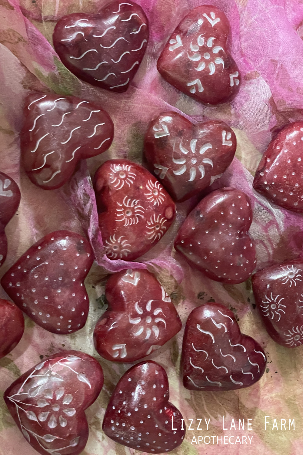 Red carved soapstone heart | Fairtrade Soap Stone Heart