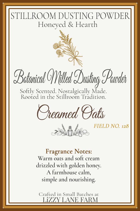 creamed oats seasonal dusting powder