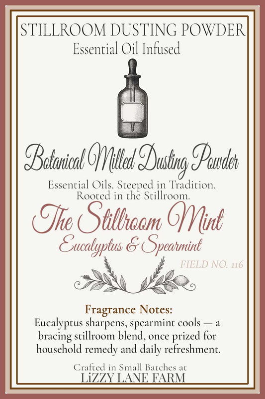 Field No. 116 — Eucalyptus & Spearmint | The Stillroom Mint | Essential Oil Infused Dusting Powder