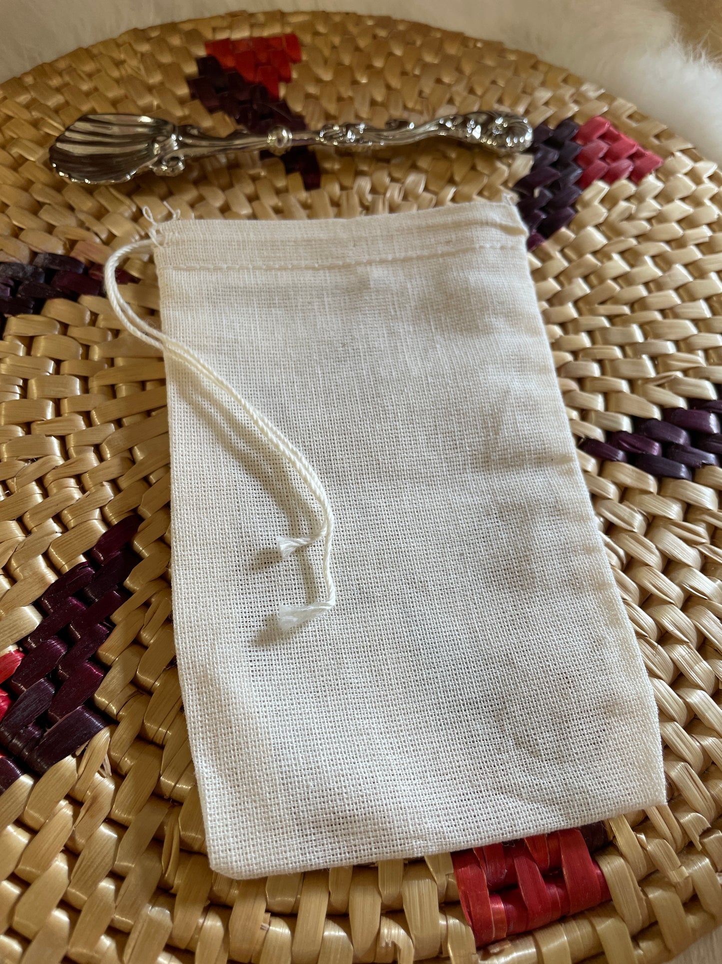 Tea Bags | 2 Reusable, 100% Cotton Bags | Tea Accessory | Essential Tea Bag | Herbal Infuser | Eco-Friendly