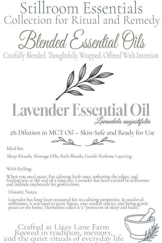 Lavender Essential Oil – 2% Dilution in MCT | Calming Botanical Oil for Diffuser, Bath & Skin