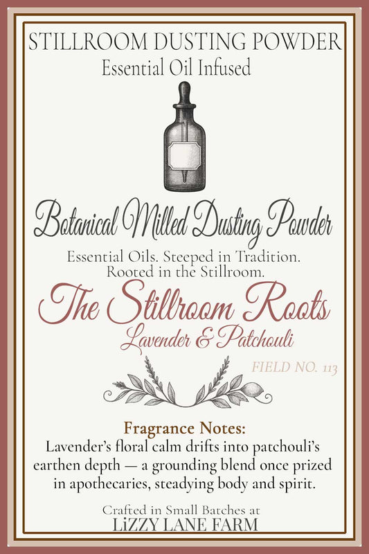 Field No. 113 — Lavender & Patchouli | The Stillroom Roots | Essential Oil Infused Dusting Powder