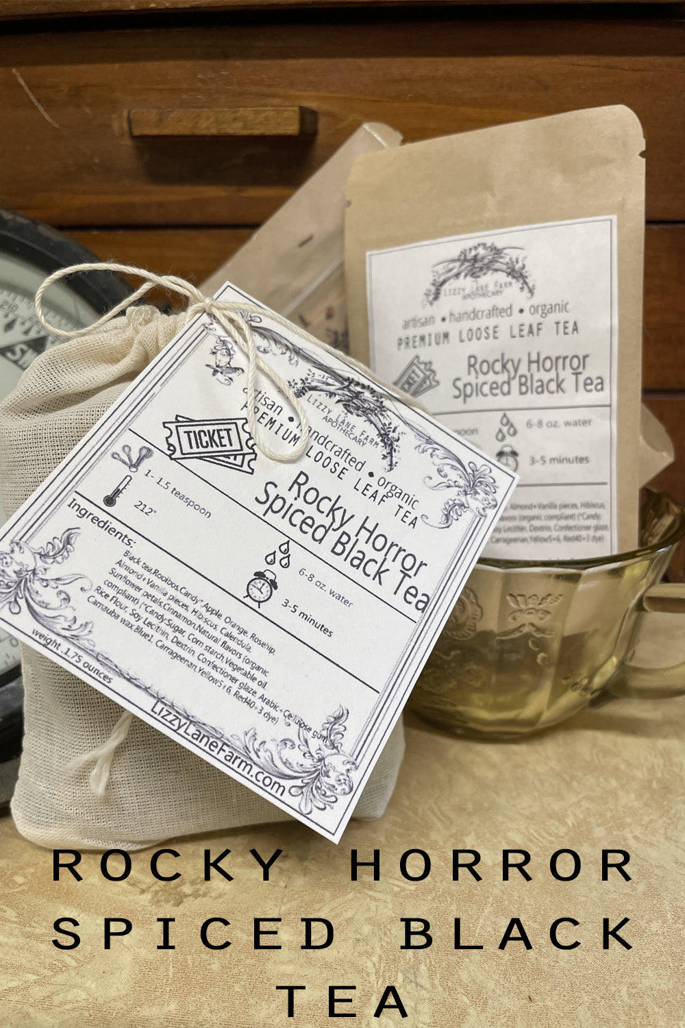 Rocky Horror Spice Black Tea | Halloween Tea | Pumpkin Spice Tea | Fall Flavored Tea | Halloween Tea | Dessert Tea