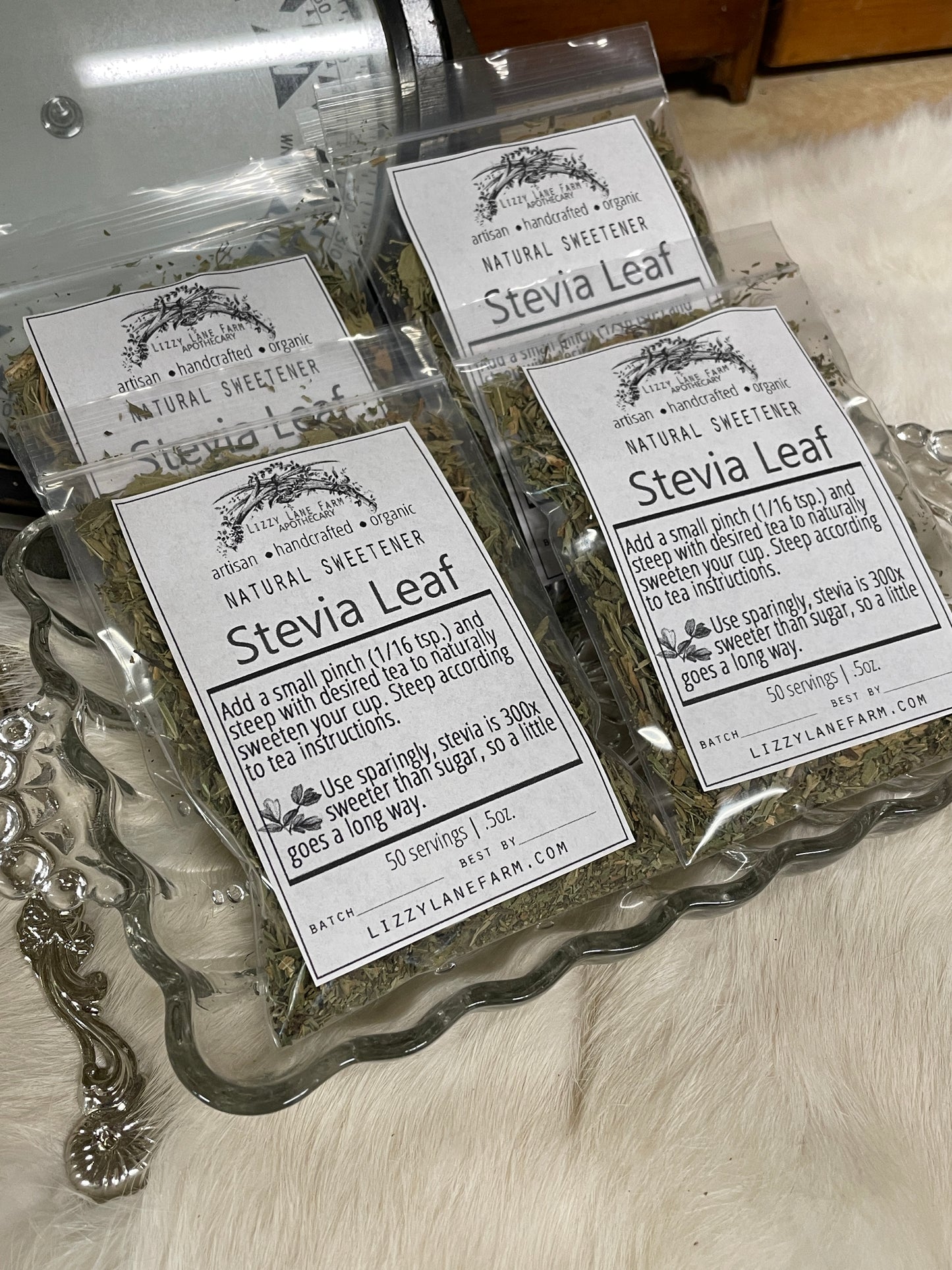 stevia leaf packaged and ready to ship