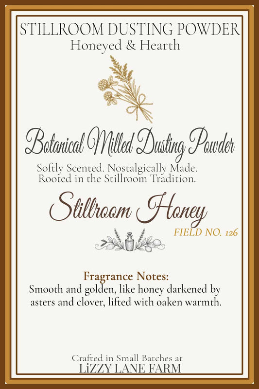 Stillroom Honey Dusting Powder | Fall Talc-Free Body Powder with Golden Honey & Farmhouse Warmth