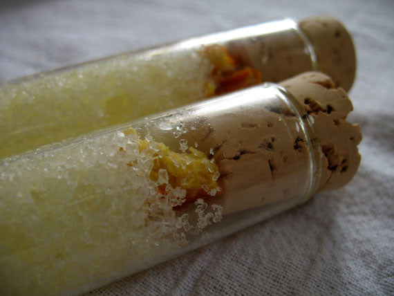 Herbal Bath Salts: Aromatherapy Tub Soak- Bergamot & Sweet Orange - Lizzy Lane Farm Apothecary