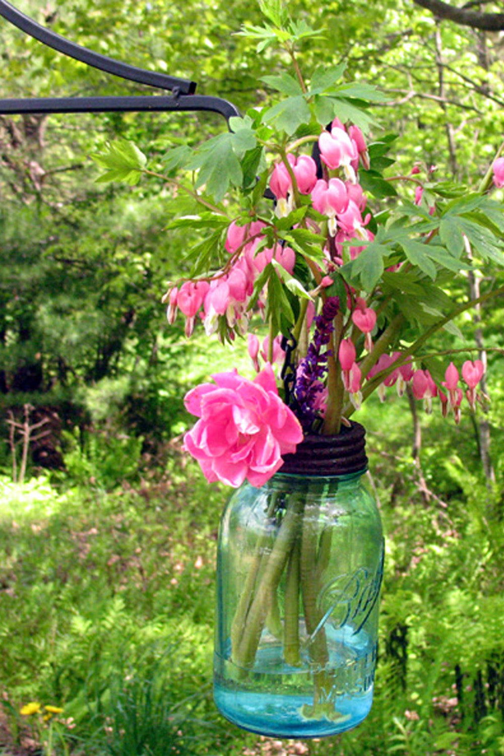 Mason Jar Flower Frog