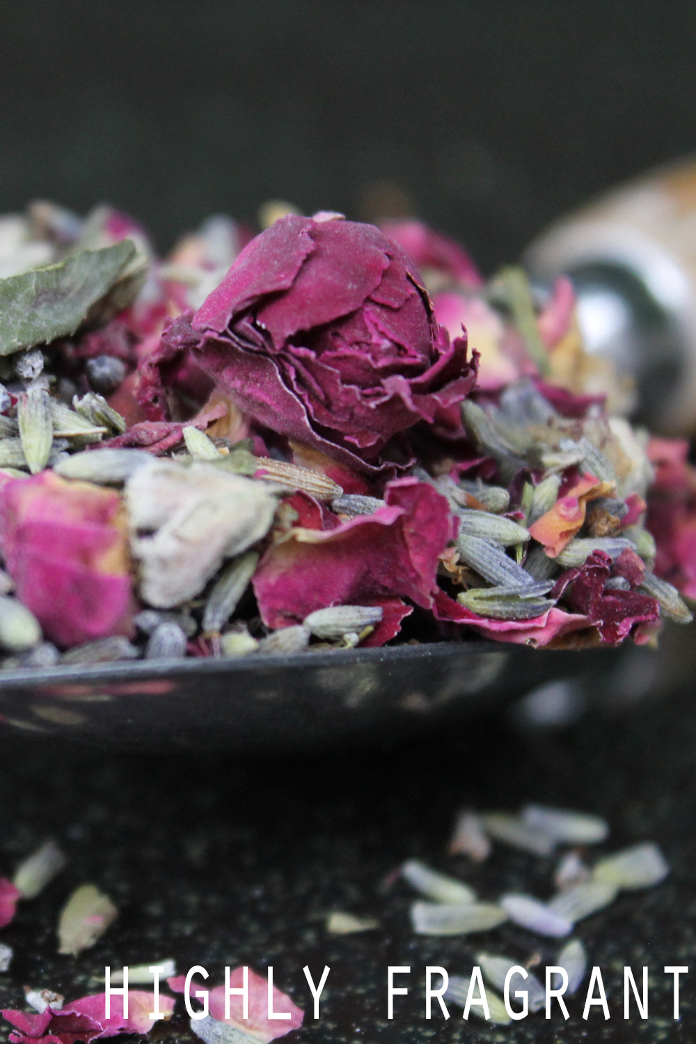 Homemade Potpourri with Rose Petals and Lavender