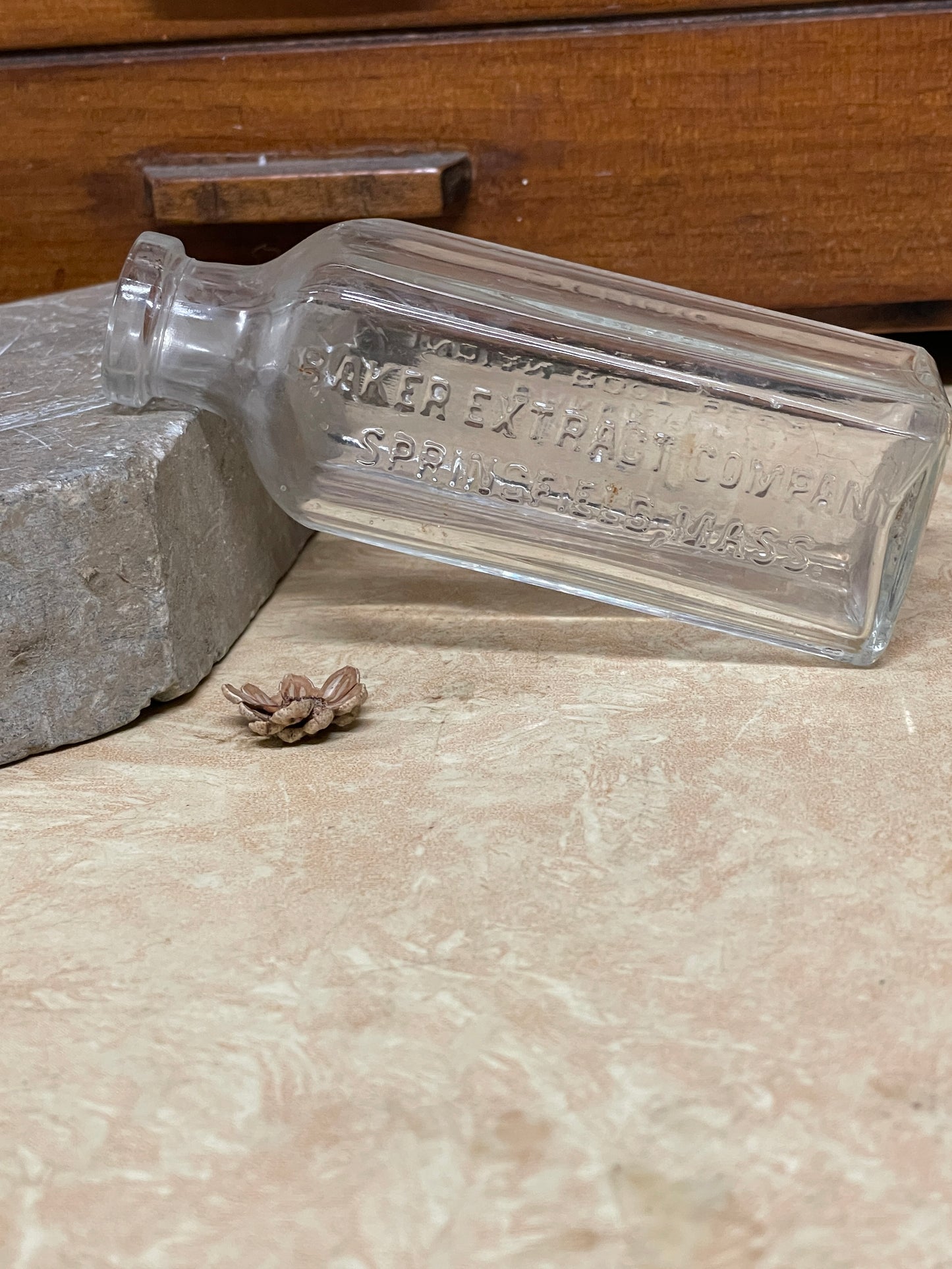 Antique Baker's Indian Root Beer Extract Bottle