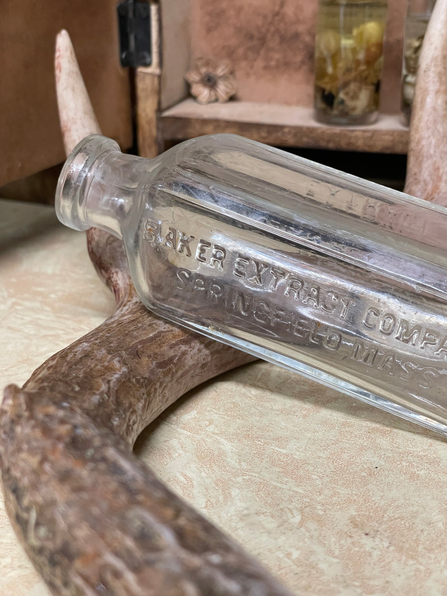 Antique Baker's Indian Root Beer Extract Bottle