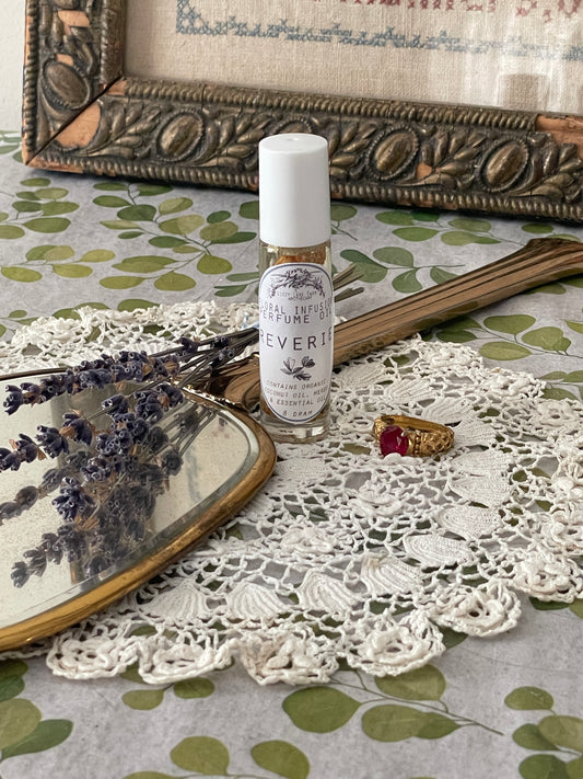 Reverie Perfume – Nostalgic Farmhouse Scent | Rose, Cardamom, Aged Oak | Floral Infusion Artisan Perfume Oil