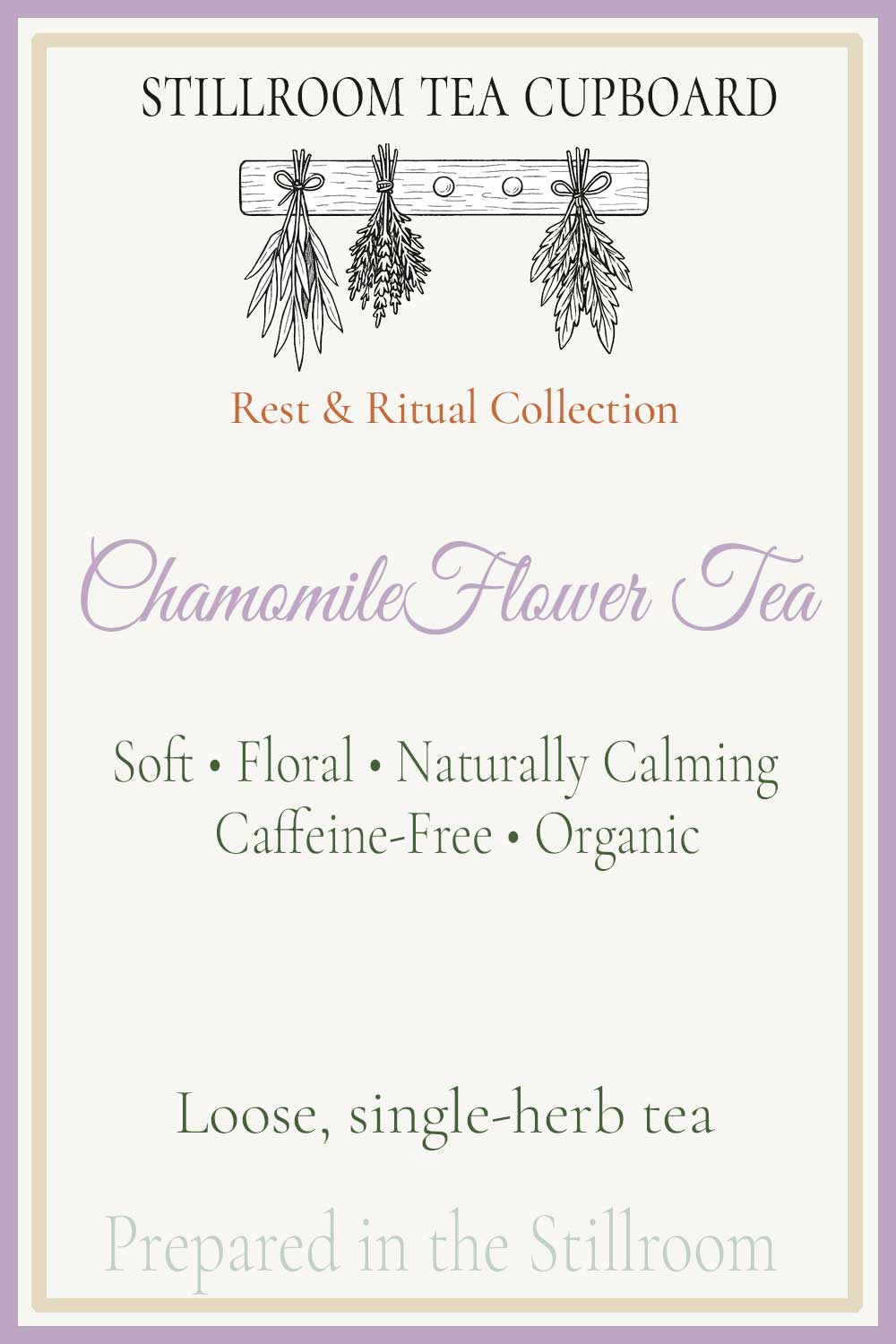 Chamomile Flower Tea | Loose Single-Herb Herbal Tea | Caffeine-Free