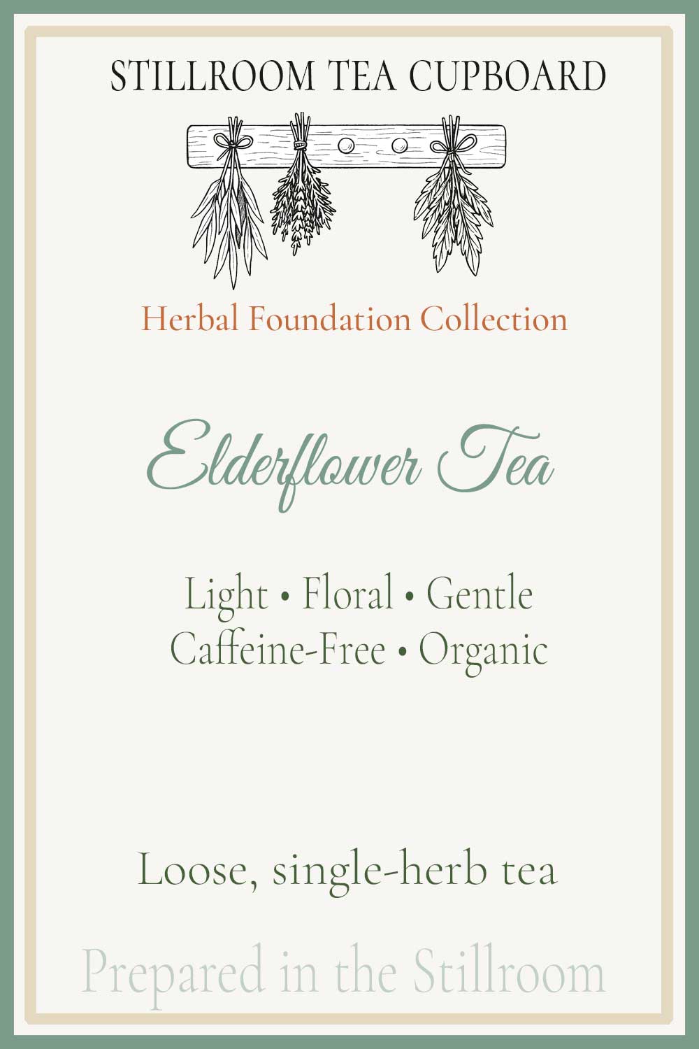 Elderflower Tea | Loose Single-Herb Herbal Tea | Caffeine-Free