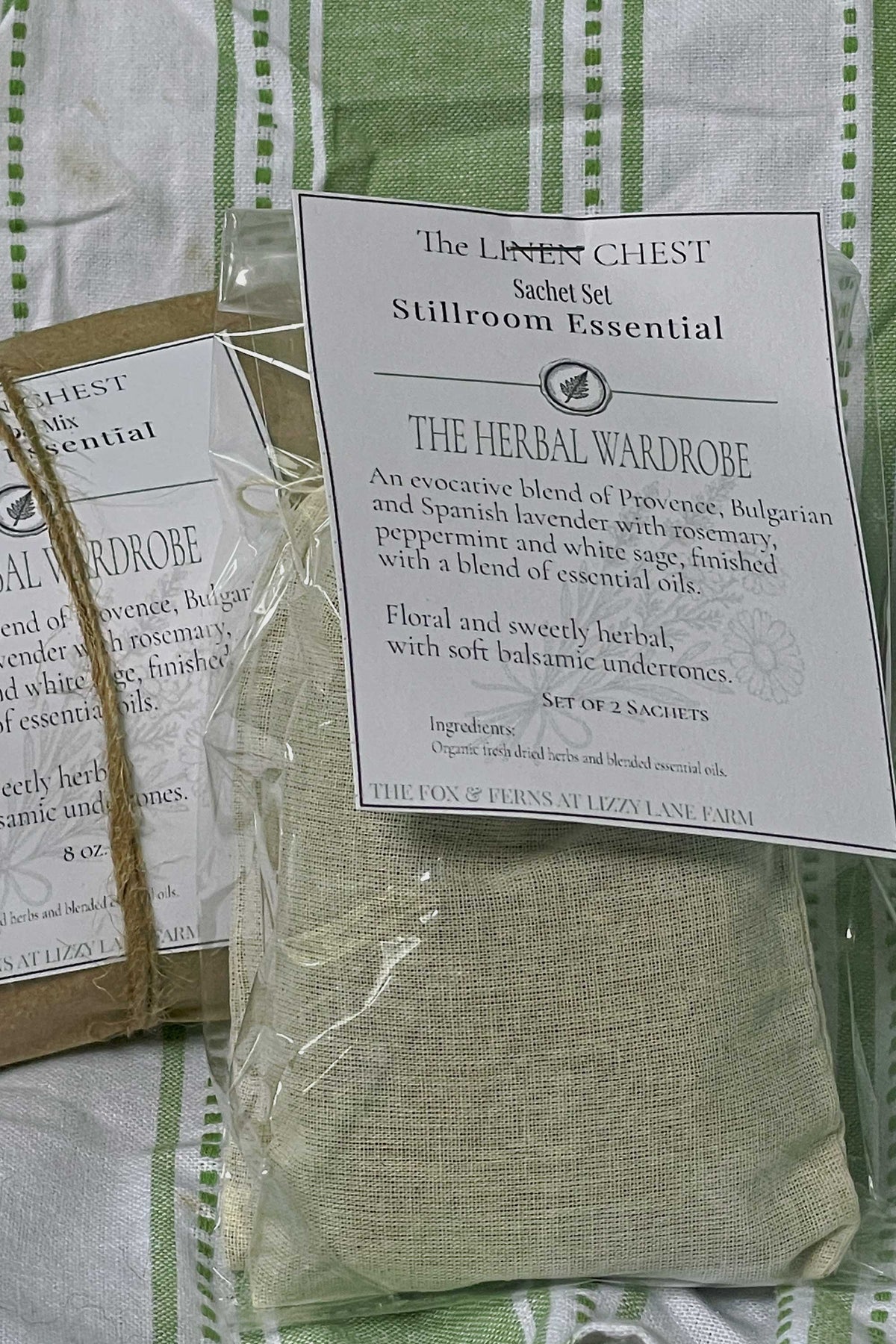 the herbal wardrobe sachet ready to ship in bulk loose herbs and in sachets
