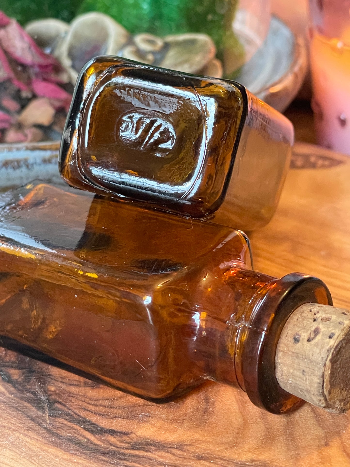 Antique Glass Pharmacy Bottles