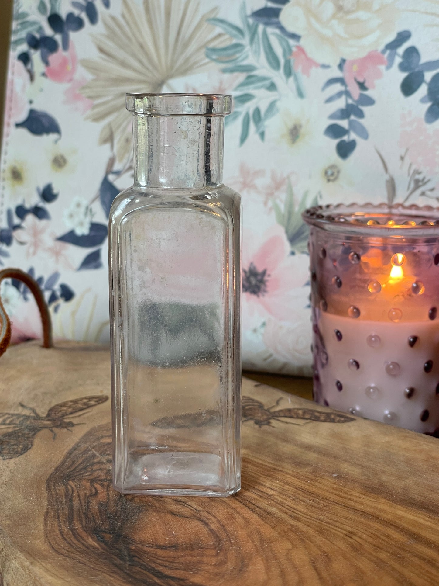 Antique Glass Apothecary Bottle