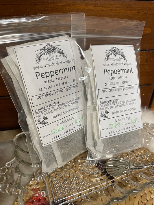 Peppermint Tea | Peppermint Loose Tea | Tea Bags | Organic Peppermint Tea
