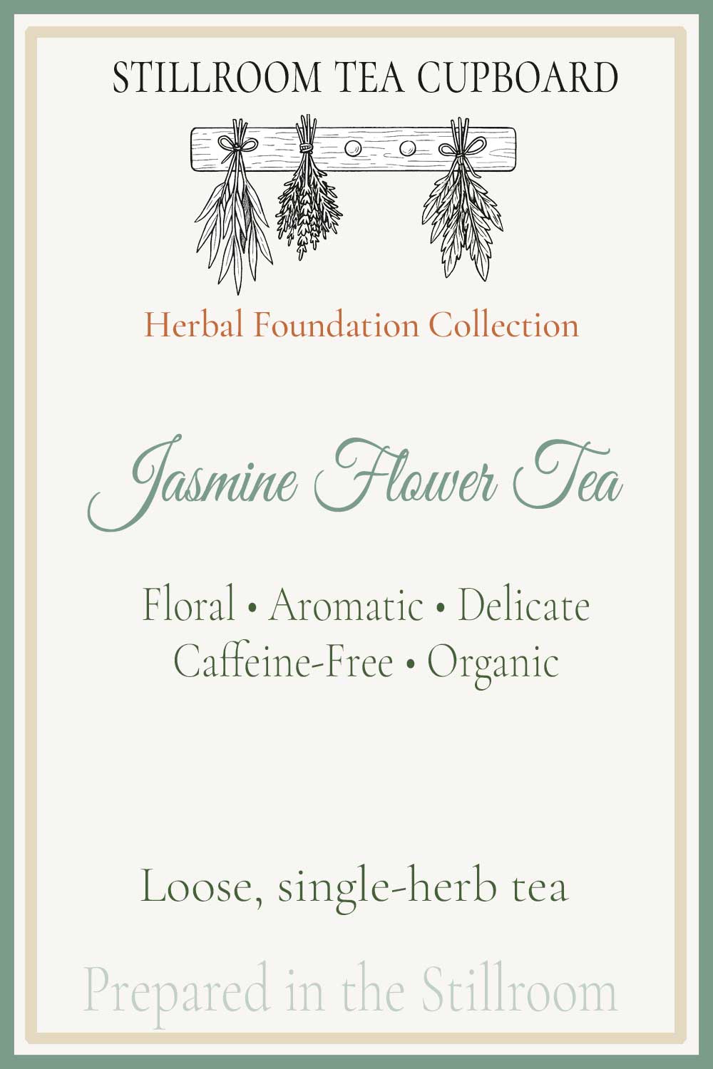Jasmine Flower Tea | Loose Single-Herb Herbal Tea | Caffeine-Free