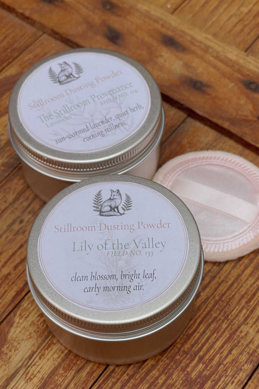 Lavender & Lily of the Valley Body Powder Travel Tins