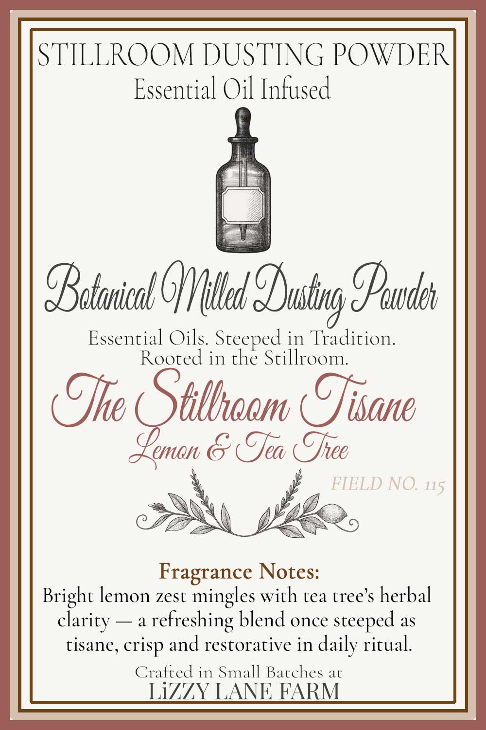 Essential Oil Infused Dusting Powder — Sample Collection | Talc-Free Stillroom Powders