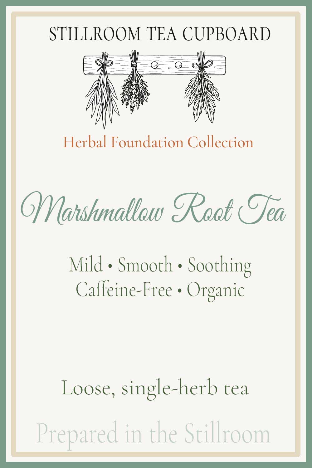 Marshmall Root Tea | Loose Single-Herb Herbal Tea | Caffeine-Free