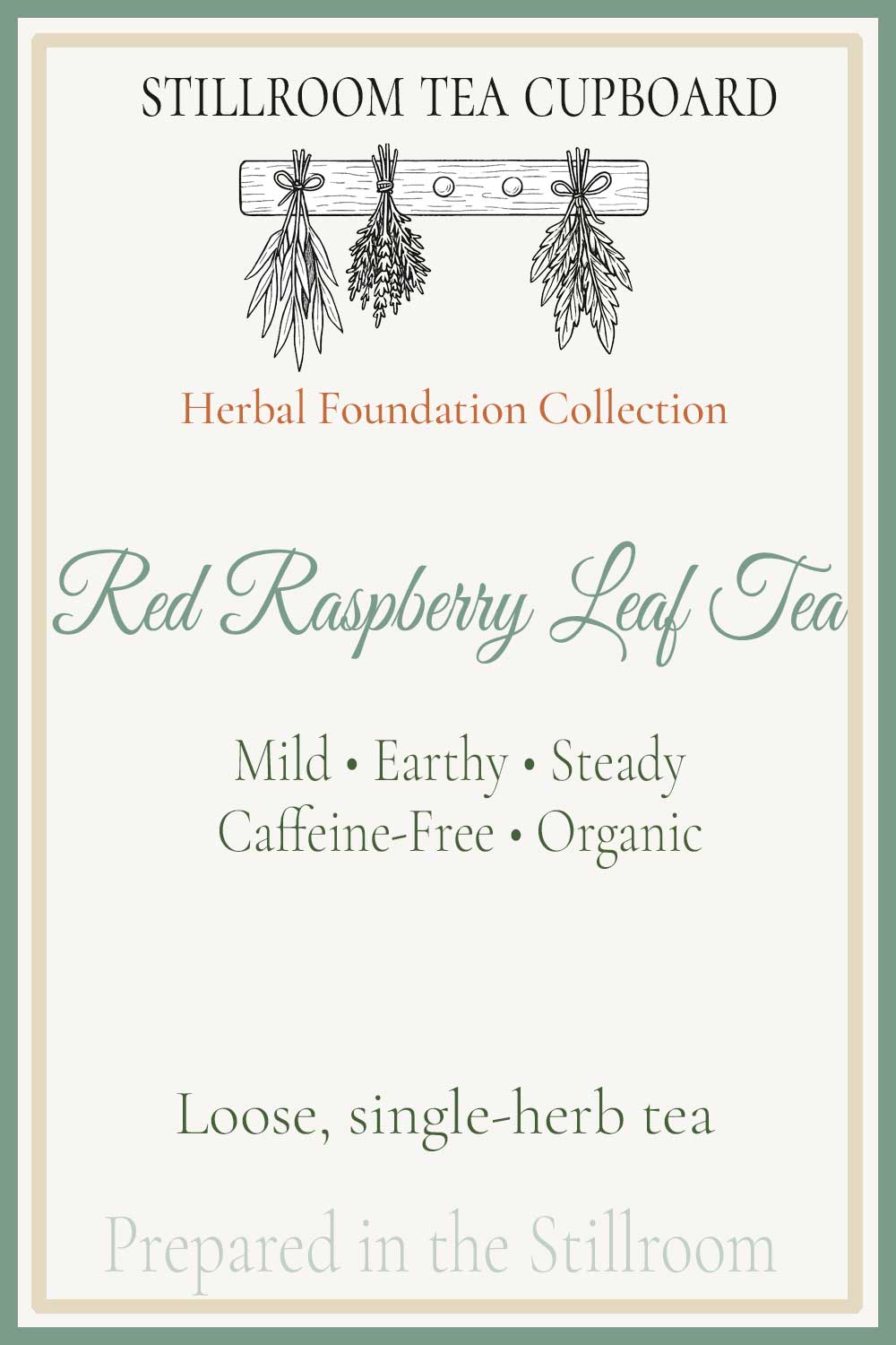 Red Raspberry Leaf Tea | Loose Single-Herb Herbal Tea | Caffeine-Free