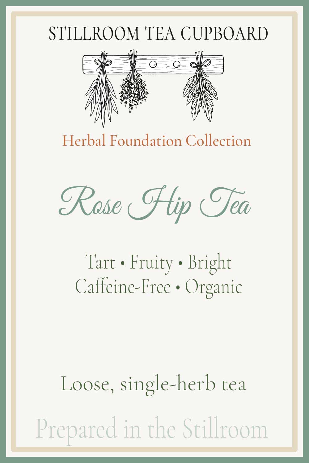 Rose Hip Tea | Loose Single-Herb Herbal Tea | Caffeine-Free