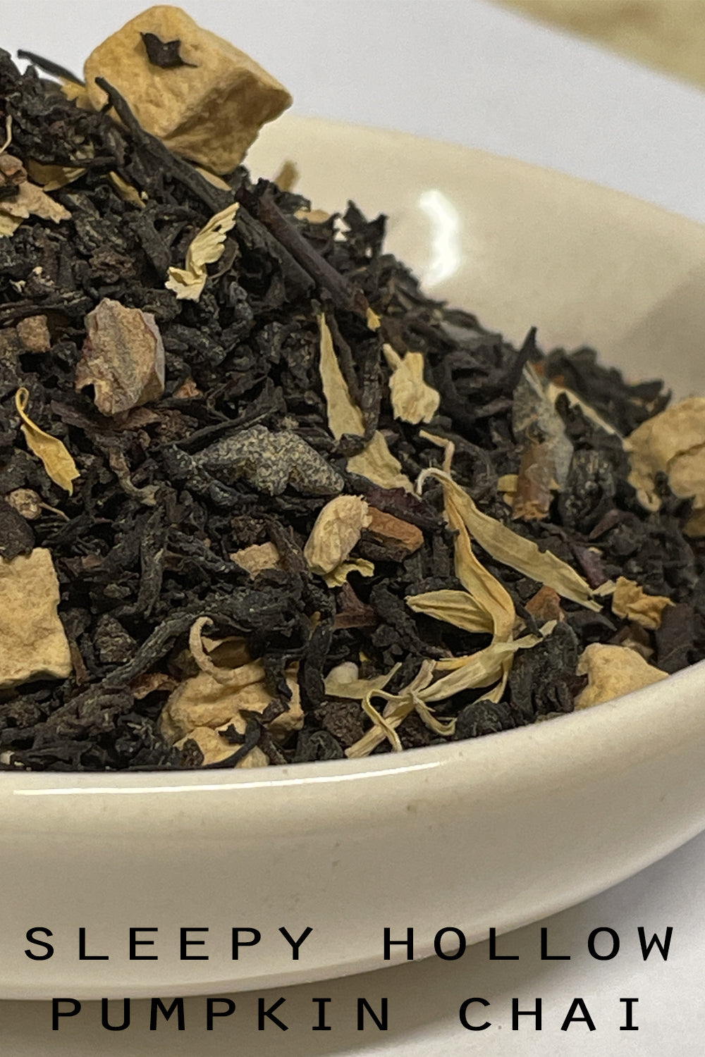 Sleepy Hollow Pumpkin Chai Tea | Holiday Tea | Fall Flavored Tea | Spiced Black Tea | Tea Gift | Loose Leaf Tea