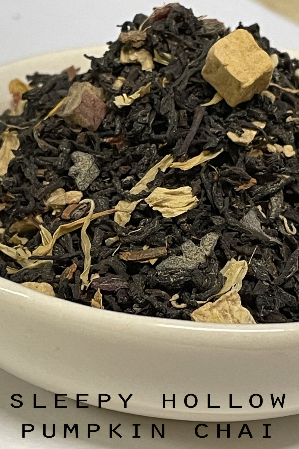 Sleepy Hollow Pumpkin Chai Tea | Holiday Tea | Fall Flavored Tea | Spiced Black Tea | Tea Gift | Loose Leaf Tea