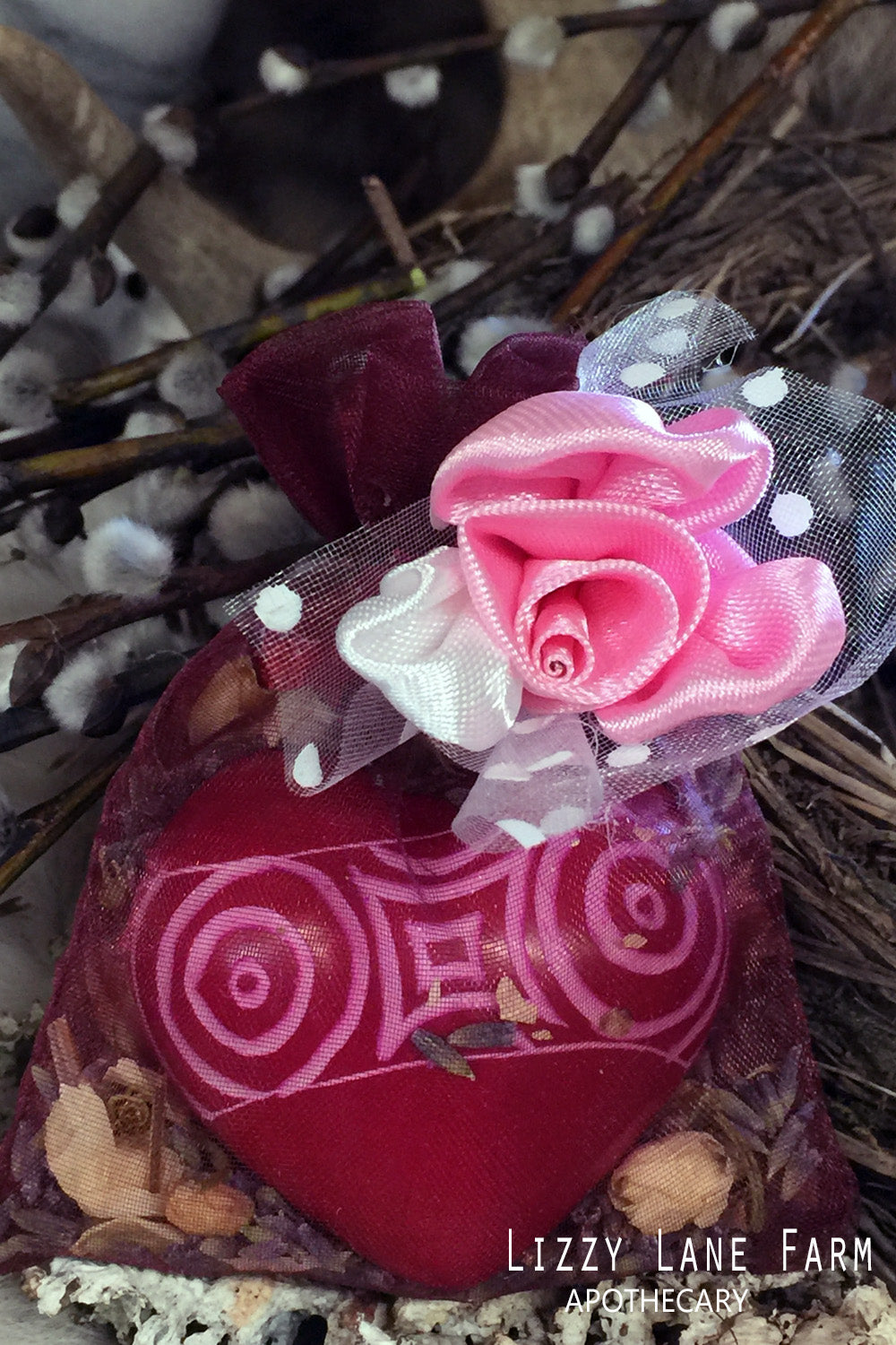 carved soapstone heart talisman