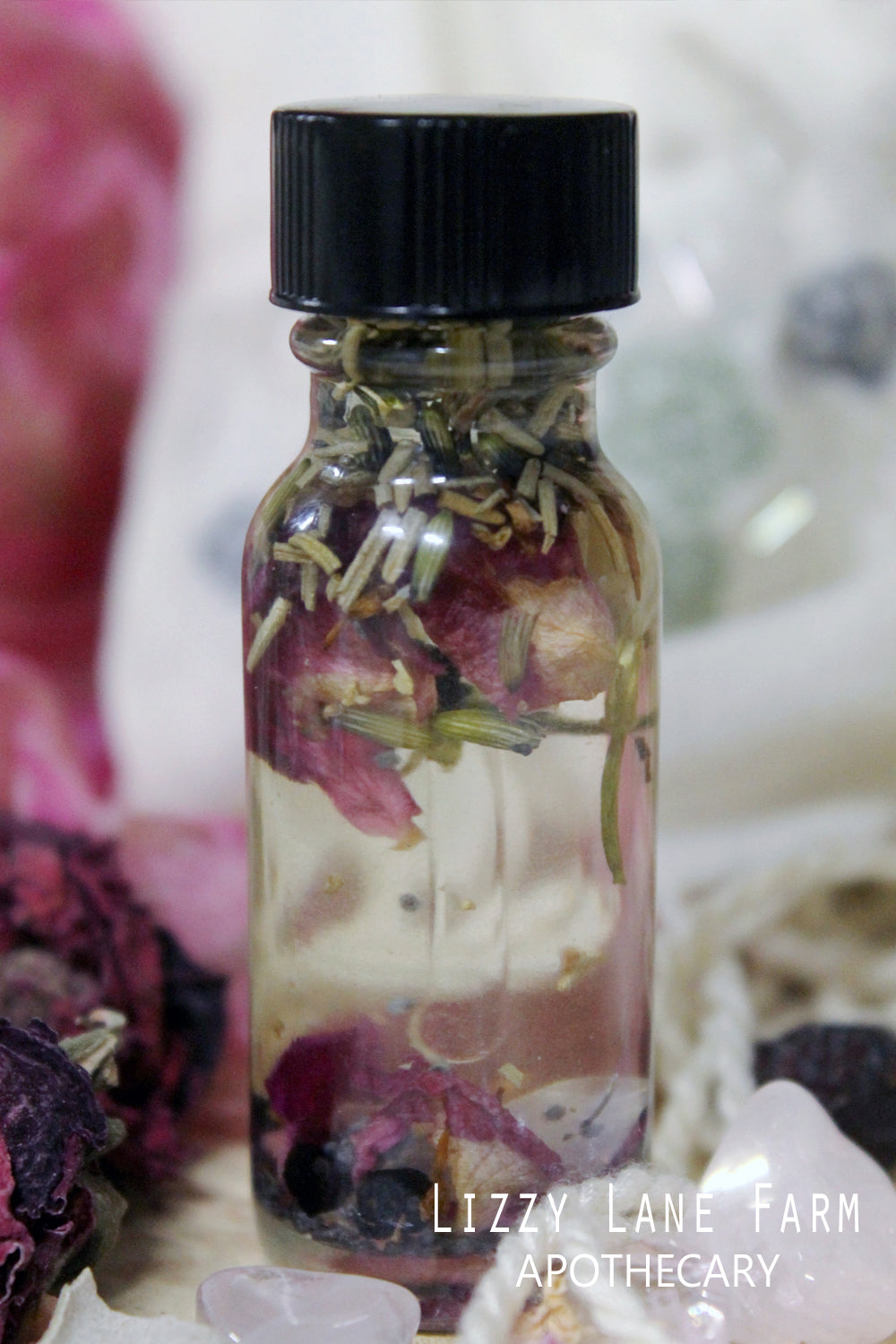 cottage garden fairy intention oil, wiccan spell oil