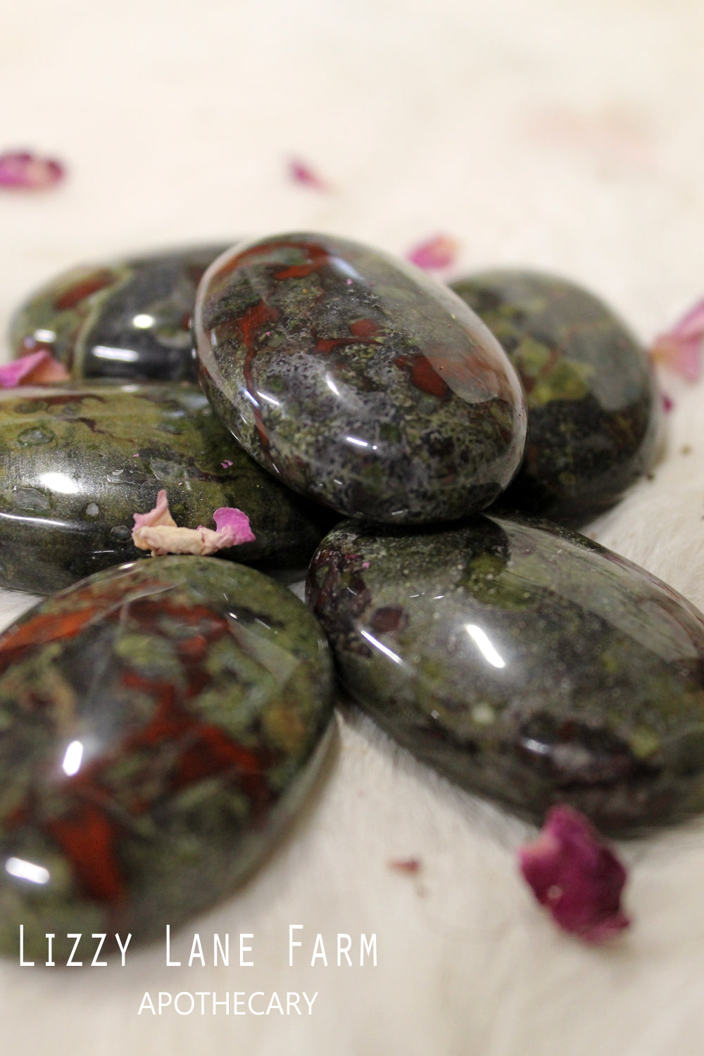 Dragons Blood Jasper Palm Stone