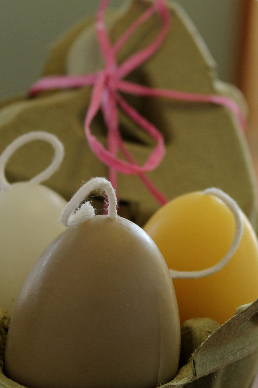 Egg Candle Gift Set- Bayberry and Beeswax Candles - Lizzy Lane Farm Apothecary