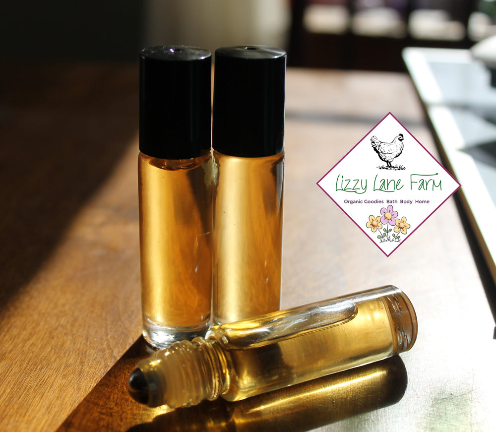 Personal Perfume Oil- BOSTON TEA PARTY. Black Teas & Lemon - Lizzy Lane Farm Apothecary