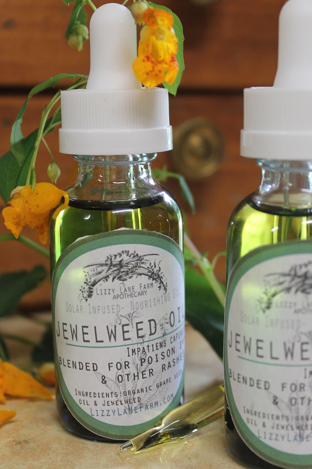 Jewelweed Herbal Oil - Lizzy Lane Farm Apothecary