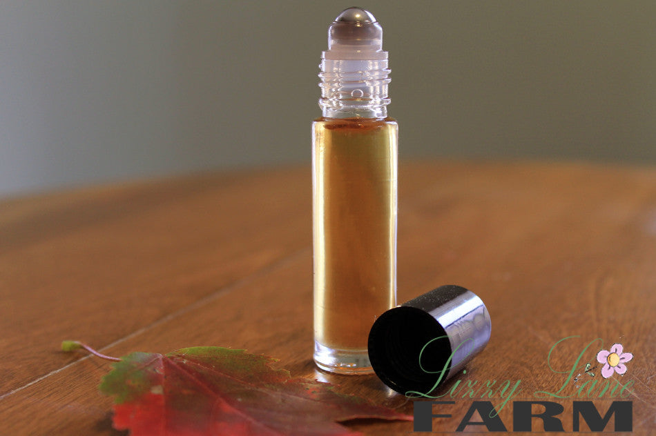 Personal Perfume Oil- APPLEJACK, apple, hard cider, cinnamon - Lizzy Lane Farm Apothecary