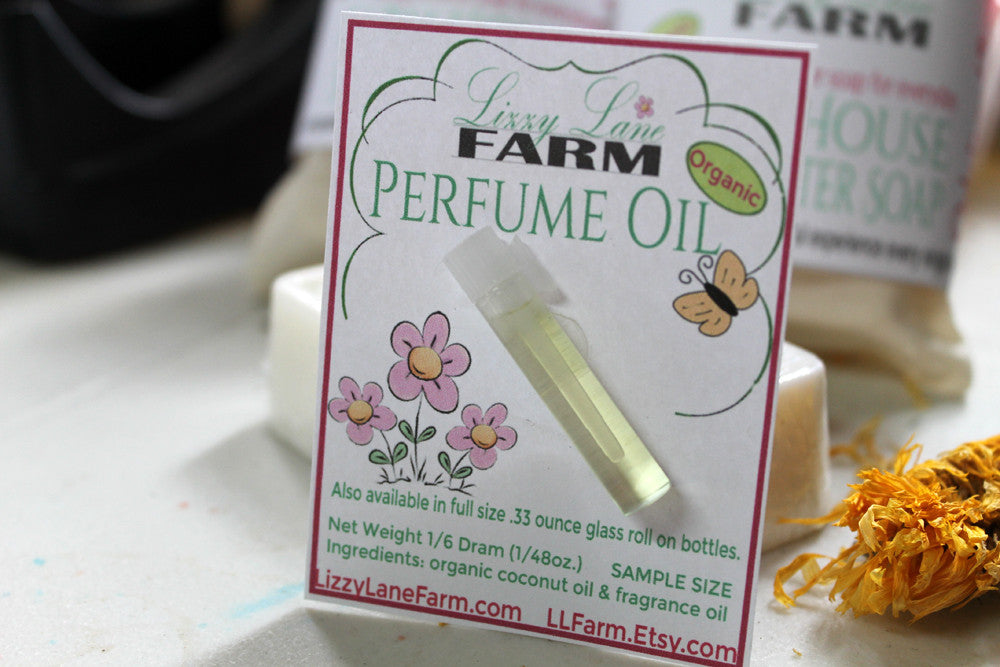 Personal Perfume Oil- APPLEJACK, apple, hard cider, cinnamon - Lizzy Lane Farm Apothecary