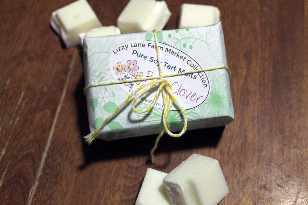 Red Clover Wax Melt Tart - Lizzy Lane Farm Apothecary