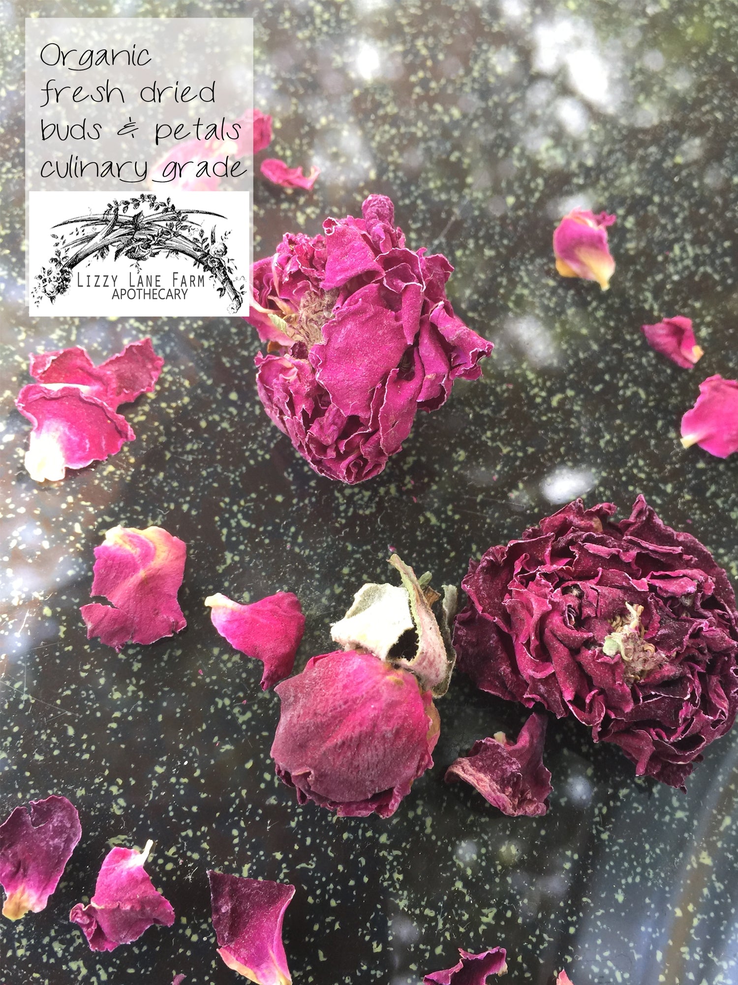 Rose Wedding Confetti • Wedding Toss • Real Dry Flowers • Petal Confetti- Aisle Scatter - Lizzy Lane Farm Apothecary