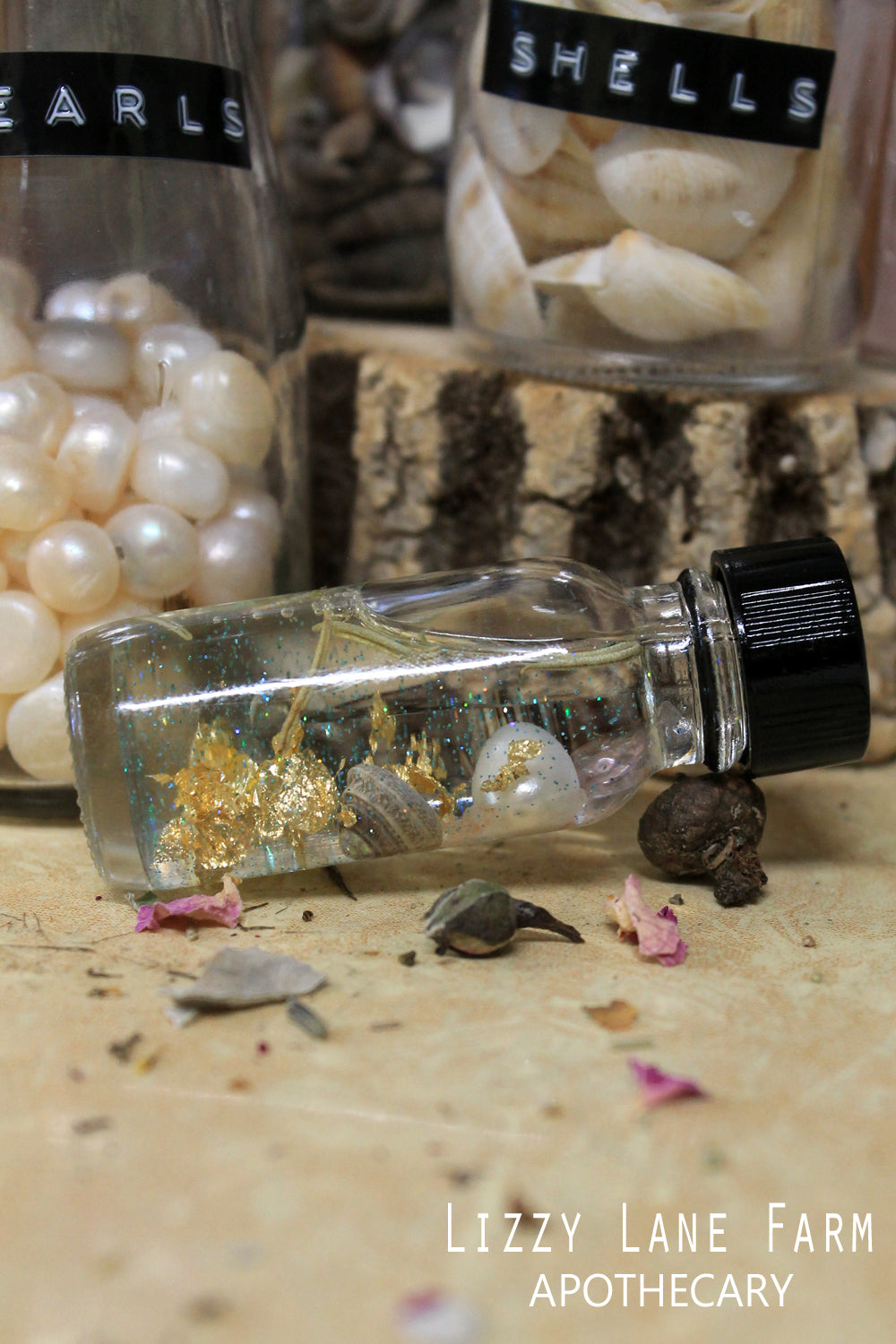 sea fairy ritual oil, wiccan perfume oil, intention oil