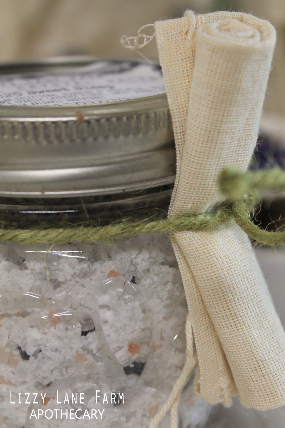 Rose Geranium Herbal Crystal Salts | Floor Wash | Laundry | Bath Salts