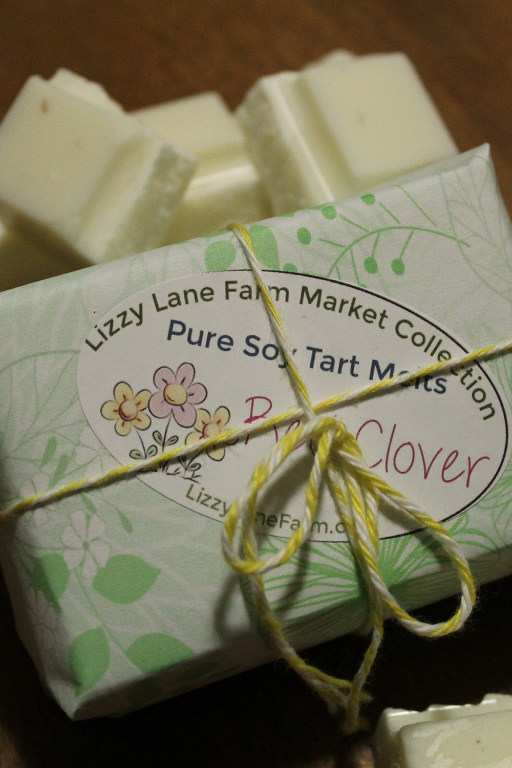 Red Clover Wax Melt Tart - Lizzy Lane Farm Apothecary